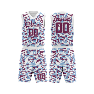 Uniformes de basketball sans manches en polyester respirant de qualité professionnelle, col en V, grandes tailles, logos personnalisés, couleurs imprimées par transfert thermique - Product Image 3