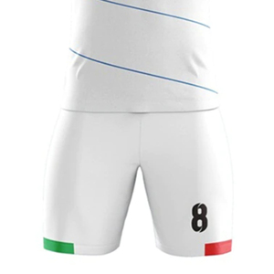 Tenues de football de haute qualité en polyester 100 %, personnalisables par transfert thermique, respirantes, légères, à manches courtes - Product Image 5