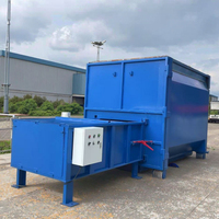 Compacteur de déchets extérieur mobile XINTUO en acier robuste de haute qualité, moteur 7,5 kW, 5 bacs de recyclage