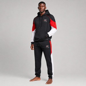 New Arrival Custom Sport Wear Cotton All Sizes <b>Men</b> Tracksuit Hot Sale Slim Fit High Quality Sportswear <b>Men</b> Tracksuits OEM - Product Image 6