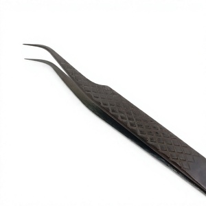 Pince à épiler antistatique en acier inoxydable, nouveau style, texture lisse, pour outils d'extension de cils, vente en gros - Product Image 3
