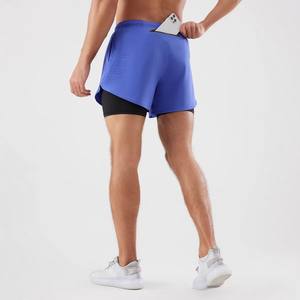 Shorts de sport d'été pour hommes OEM, double couche, doublés, pour le basketball, l'entraînement, le fitness, amples, respirants, séchage rapide, pour la course à pied - Product Image 3