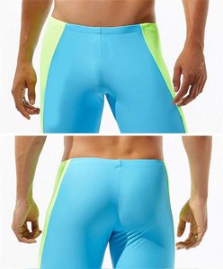 Leggings de sport pour hommes de haute qualité, coupe ajustée, séchage rapide, respirants, pantalons de compression, impression personnalisée pour la course, la gym et l'entraînement, taille élastique - Product Image 6