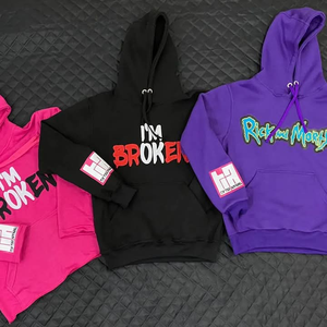 Conjunto de Sudadera con Capucha y Pantalones Deportivos para Hombre, Personalizado con Pedrería, Oversize, Corto, Lavado Ácido, con Cremallera, Desgastado y Estilo Vintage - Product Image 4