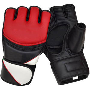 Guantes Profesionales de Grappling para MMA con Palma Abierta, Logotipo Personalizado, Guantes de Entrenamiento Deportivo para Artes Marciales Estilo UFC - Product Image 1