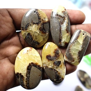 Natural Turquoise Septarian Loose Gemstone Cabochon Lot Hand Polished Smooth <b>Star</b> Optical Effect for Jewelry Making Wholesale - Product Image 3