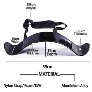 Arm Blaster en caoutchouc et acier inoxydable de haute qualité pour l'entraînement et l'exercice, avec logo personnalisé et couleurs sur mesure, Arm Blaster de 4 pouces - Product Image 6