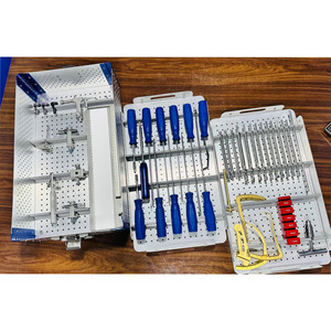 Complete ACL & PCL Reconstruction Instruments Set with Aluminum Sterilization Case Arthroscopic <b>Knee</b> Ligament Surgery Instrument - Product Image 5