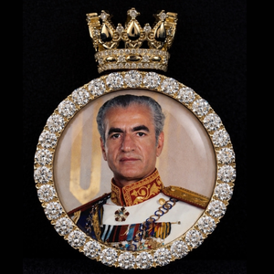 Pendentif photo tendance Hip Hop rotatif double face en argent 925, serti de moissanite, pour cadre photo RIP certifié, personnalisé - Product Image 1