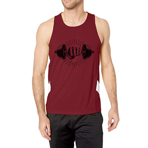 Débardeur de sport pour homme avec logo personnalisé, compression, coupe ajustée, fitness, musculation, grande taille, sans manches - Product Image 1