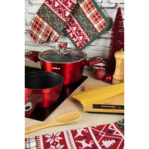 Potholder Excelsa en coton pour l'automne et l'hiver, design festif - Product Image 3