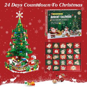 Set di Costruzione Albero di Natale Luminoso a LED 2025 con Calendario Conto alla Rovescia di 24 Giorni, Puzzle di Blocchi Natalizi per Decorazioni Interne - Product Image 6