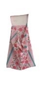 Bolso de playa de algodón con estampado de bloque de mano Bolso de mano gitano grande acolchado Bolso de hombro de transporte bohemio
