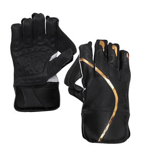 ถุงมือผู้รักษาประตูคริกเก็ตแบบมืออาชีพ คุณภาพสูง ผลิตตามสั่ง ทำจากหนัง PU ทนทาน น้ำหนักเบา ใช้ได้กับทุกขนาด - Product Image 1