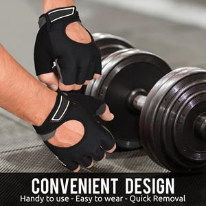 Gants de musculation personnalisés OEM pour hommes et femmes avec support de poignet, grip antidérapant, gants de sport respirants en gros - Product Image 5