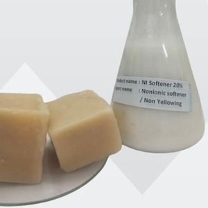 Adoucissant NI 20% non ionique liquide, agent auxiliaire textile anti-jaunissement pour le traitement des tissus mélangés coton et polyester - Product Image 1