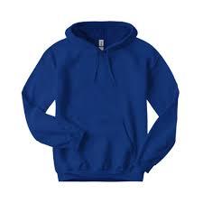 เสื้อฮู้ดผู้ชายสีน้ำเงินรอยัล ทรงปกติ ผ้าฝ้ายเฟรนช์เทอร์รี่ สวมใส่สบาย มีกระเป๋า เหมาะสำหรับใส่ในฤดูใบไม้ร่วง - Product Image 1