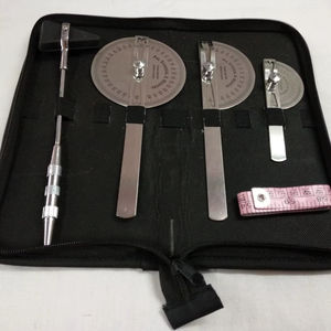 Juego de Goniómetros Quirúrgicos Ortopédicos de 3 Piezas, Acero Inoxidable, Manual, con Martillo y Cinta Métrica, Certificado CE - Product Image 1