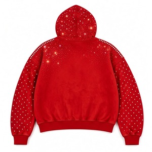 Imperméable unisexe long à capuche 100 % polyester enduit PU avec coutures thermosoudées coupe-vent pour la randonnée en extérieur - Product Image 2