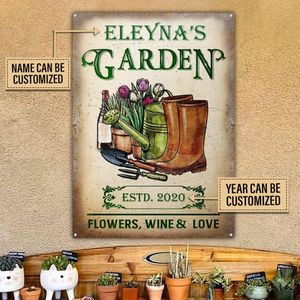 Panneau de fleurs en métal personnalisé pour la décoration murale du jardin - Vintage, fait main, sur mesure - Product Image 4
