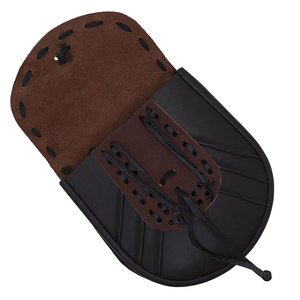 Sac de ceinture médiéval en cuir fait main, style Viking, pour LARP, Cosplay, Festival Renaissance, personnalisable OEM - Product Image 6