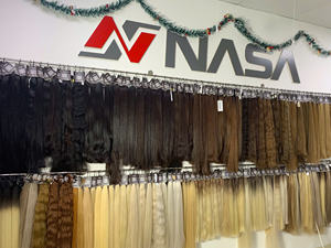 ต่อผมแท้ 100 กรัม เกรดพรีเมียม คุณภาพสูง สีดำธรรมชาติ ผมตรงแบบซุปเปอร์ดับเบิ้ลดรอว์น ปลายผมหนา - Product Image 5