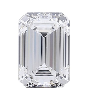 Fabrication de bijoux en diamant lâche certifiée en laboratoire 2.51 carat VVS2 diamant blanc D couleur forme émeraude diamants d'excellente qualité - Product Image 3