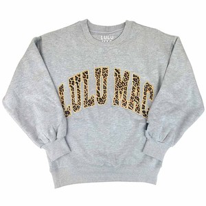 เสื้อสเวตเชิ้ตคอกลมทรงปกติ Lulu Mac สีสันตามสั่ง พิมพ์ลายเสือดาว ปักโลโก้ แบบยูนิเซ็กส์ สวมใส่สบาย ผลิตจากผ้าฝ้าย 100% สำหรับฤดูใบไม้ร่วง - Product Image 3