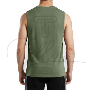 Tank Tops <b>Men's</b> Fitness Gym Summer Cotton <b>Vest</b> Male Sleeveless Tops <b>Slim</b> Fit Casual Style Design Breathable <b>Man</b> Tank Tops - Product Image 5