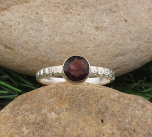 Anillo de Plata de Ley 925 Vintage Hecho a Mano con Piedra Preciosa Natural Ahumada, Joyería de Estilo Victoriano Antiguo, Anillo Marrón para Mujer, Regalo - Product Image 4