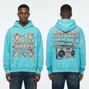 Sweat à capuche surdimensionné pour homme, personnalisé, poids lourd 400 GSM, streetwear, coton et polyester de haute qualité, fabricant de sweats à capuche en molleton - Product Image 4