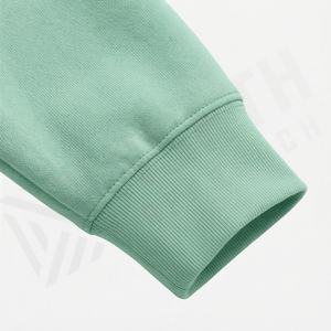 Hoodie polaire streetwear d'hiver personnalisé, coupe oversize à épaules tombantes, effet vintage délavé et usé, 100% coton pour hommes - Product Image 6