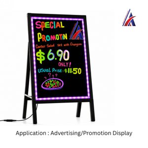 Tableau d'affichage LED électronique QQ de qualité supérieure, 545 mm x 750 mm, pour exposition et bureau - Meilleure vente - Product Image 4