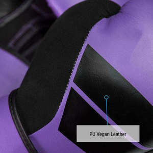 Gants de boxe de haute qualité en PU/cuir véritable, 14 oz, à lacets, personnalisables avec impression, confortables pour l'entraînement - Product Image 4