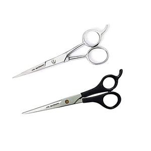 Paquete de 2 Tijeras Profesionales para Cortar Cabello de Acero Inoxidable con Mango de Plástico de Apto Enterprises - Product Image 2