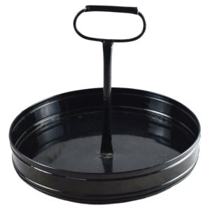 Lot de 3 pots de jardin ironiques avec poignée extensible - Design vintage pour extérieur et suspendu - Product Image 3