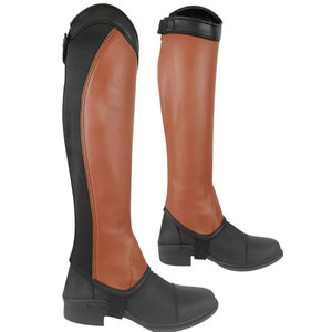 Protectores de Piernas para Caballos de Cuero de Calidad, Correa Resistente, Protectores de Cuero para Entrenamiento de Caballos al Aire Libre - Product Image 1