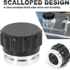 Tubo de llenado de aluminio soldado de 1/1.5/2 pulgadas con tapa, accesorios para tubo de llenado de aceite y combustible automotriz. - Product Image 4