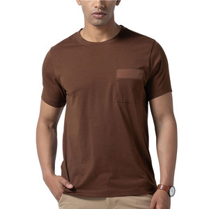 Camiseta Lisa Transpirable para Uso Casual y Actividades al Aire Libre, Camiseta Casual Elegante para Hombre, Camiseta Suave y Cómoda con Cuello Redondo para Uso Diario - Product Image 1