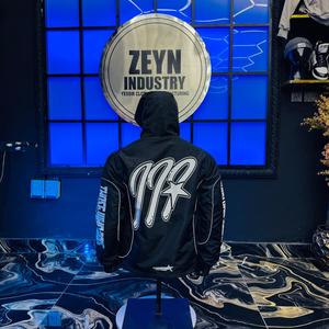 Chaqueta Cortavientos con Capucha y Forro de Malla, Impermeable, con Cierre de Cremallera, Personalizable con Impresión OEM, para Hombre - Product Image 6