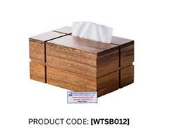 THANH TUNG THINH Caja de Almacenamiento de Pañuelos de Madera Clásica, Ecológica, Hecha a Mano, Diseño Rectangular Duradero, Multiusos, Portátil - Product Image 5