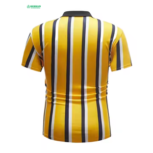 Polo homme tendance de qualité supérieure, coupe classique, respirant, à manches courtes, avec logo personnalisé – Nouvelle collection en promotion - Product Image 3