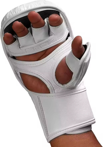 ถุงมือ MMA ระดับมืออาชีพ โลโก้และดีไซน์สั่งทำได้ หนัง PU ฟองน้ำหลายชั้น สำหรับคิกบ็อกซิ่ง มวยไทย ฝึกซ้อม ต่อสู้ MMA - Product Image 6