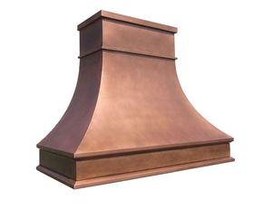 Campana Extractora de Cobre de Lujo, Cubierta de Ventilación para Cocina con Diseño Martillado, Chimenea Metálica Decorativa Hecha a Mano, Mejora Moderna para Interiores - Product Image 3