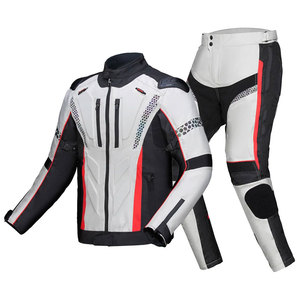 OEM Design Cordura Waterproof Flame-Retardant Breathable Racing Motorcycle Suit Jacket & Pant Set Leather Unisex - Product Image 1