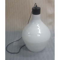 Lampe suspendue en corde de jute faite à la main, éclairage décoratif écologique pour la maison, le café et le restaurant.
