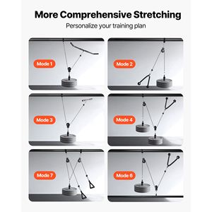 2 Sistemas de Poleas para Gimnasio con Barra Corta y Agarre Doble - Piezas y Accesorios para Máquinas de Ejercicio - Product Image 3