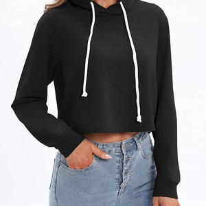 เสื้อฮู้ดครอปท็อปผู้หญิง แห้งเร็ว คุณภาพสูง ดีไซน์ทันสมัย สวมใส่ง่าย - Product Image 6