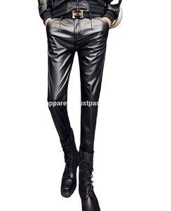 กางเกงวิ่งหนังแกะแท้ทรงสกินนี่ขนาดพลัสไซส์กางเกงวิ่งแบบลำลองกันน้ำสำหรับฤดูหนาวขายส่งจำนวนมาก - Product Image 1