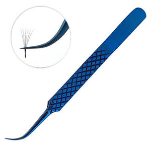 Vired Impex Professional Stainless Steel Fiber <b>Lash</b> Eyelash Tweezers <b>Cluster</b> <b>Lash</b> Tweezer High Quality Durable Precision Smooth - Product Image 1
